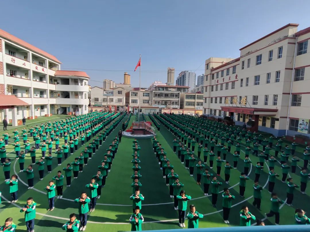 　　大课间武术比赛